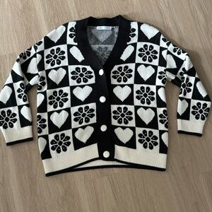 Zara Jacquard Cardigan